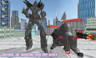 Real Robot Bull Rampage Simula پوسٹر