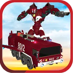 Скачать Реальный Робот пожарный грузовик: Rescue Robot APK