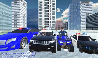 US Police limousine Car Transp Affiche