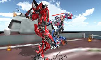Warrior Robot Shark Game:Angry Shark Simulator ảnh chụp màn hình 3