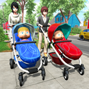 Anime Mother- Twin Babies Life APK