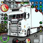 Icona euro camion gioco di guida 3d