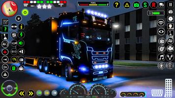 cargo euro camion conduite 3d capture d'écran 3