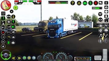 cargo euro camion conduite 3d capture d'écran 2