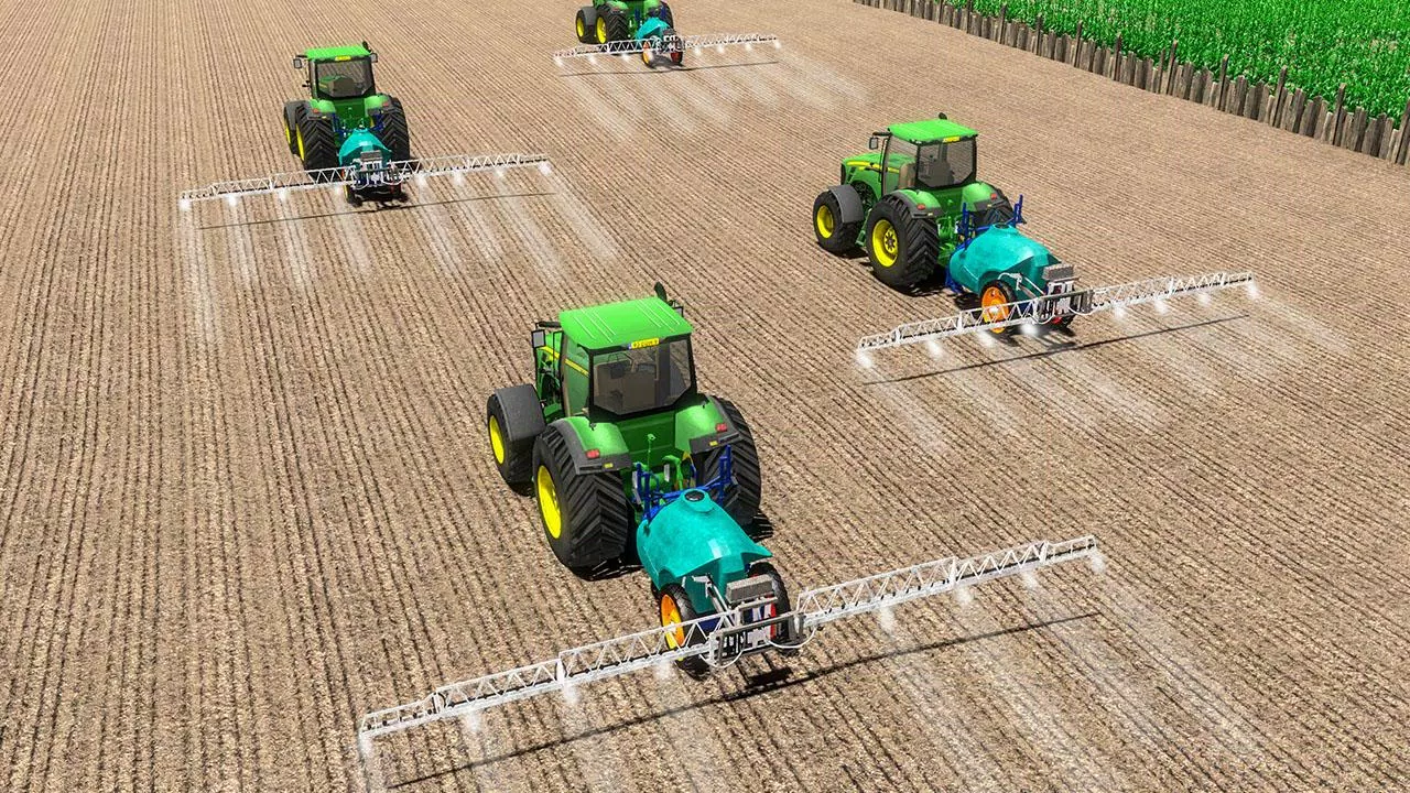 Jogo de simulador de agricultura com máquinas agrícolas caras - YELLOW  TRACTOR 