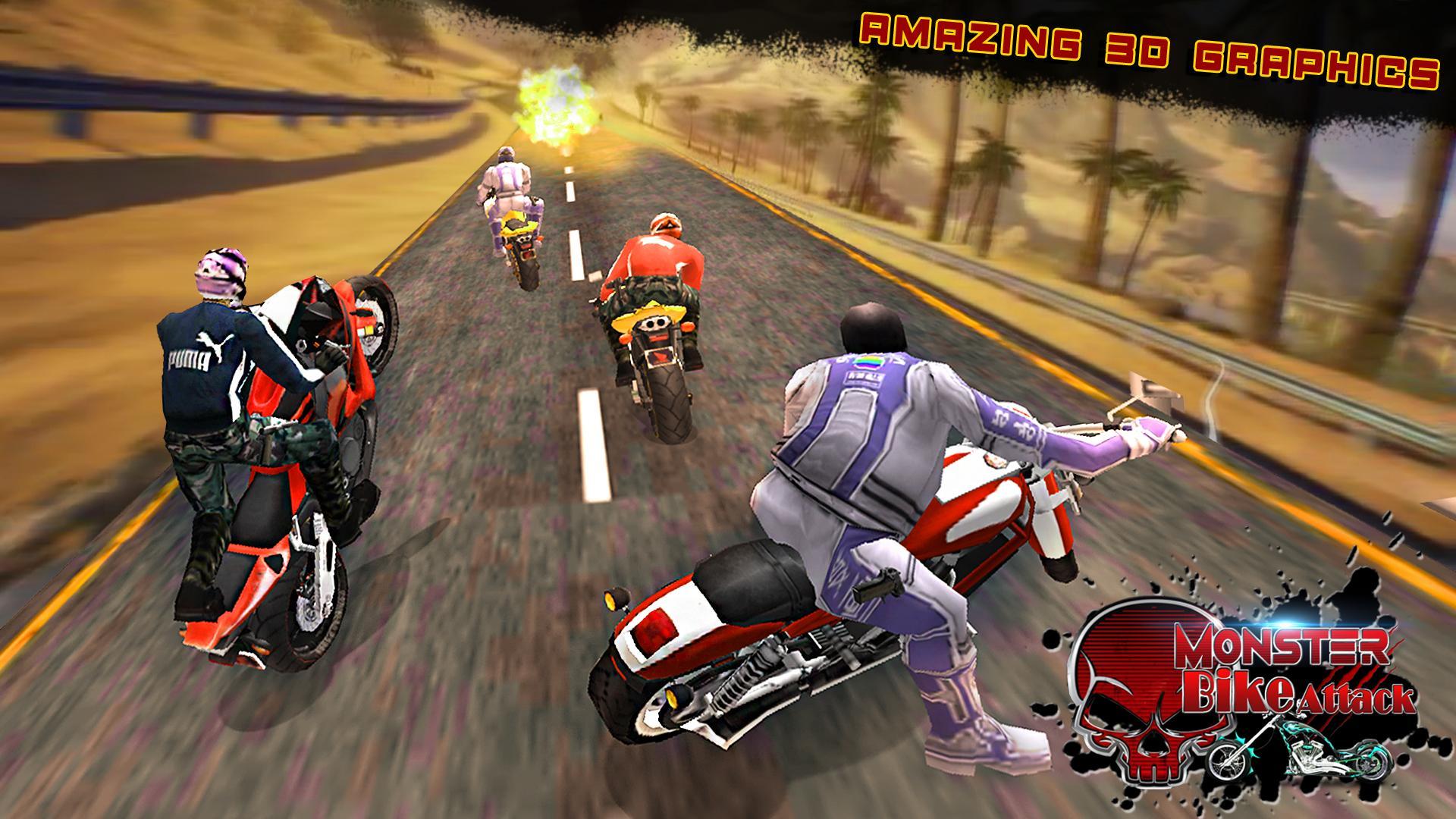 الوحش دراجة سباق هجوم: باونتي القاتل for Android - APK Download
