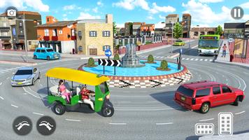 Auto Tuk Tuk Rickshaw Driving скриншот 1