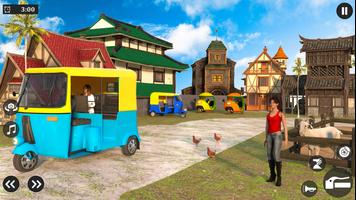 Offroad Tuk Tuk Rickshaw Game скриншот 3
