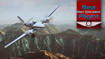 Sea Flight Landung Flugsimulator Plakat