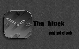 Tha_Black_Widget_Clock الملصق