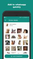 Animated stickers for WhatsApp capture d'écran 2
