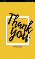 Thank You GIF Affiche