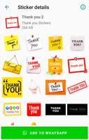 Thank You Stickers for WhatsApp 🙏 WAStickerApps capture d'écran 1