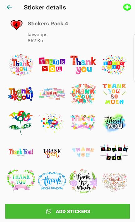 Thank You Stickers for WhatsApp - WAStickerApps APK for Android Download