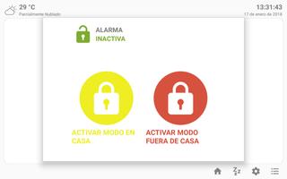 Panel de Control de Alarma MQTT captura de pantalla 1