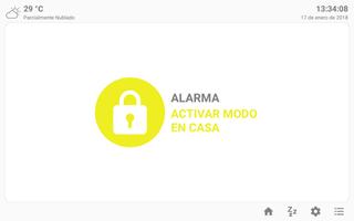 Panel de Control de Alarma MQTT captura de pantalla 2