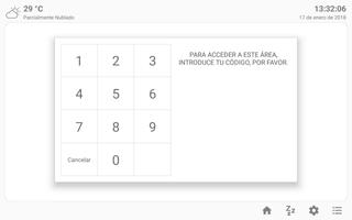 Panel de Control de Alarma MQTT captura de pantalla 3