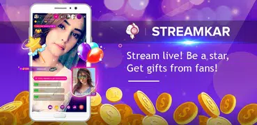 StreamKar - Live Stream & Chat