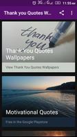 Thank you Quotes Wallpapers โปสเตอร์