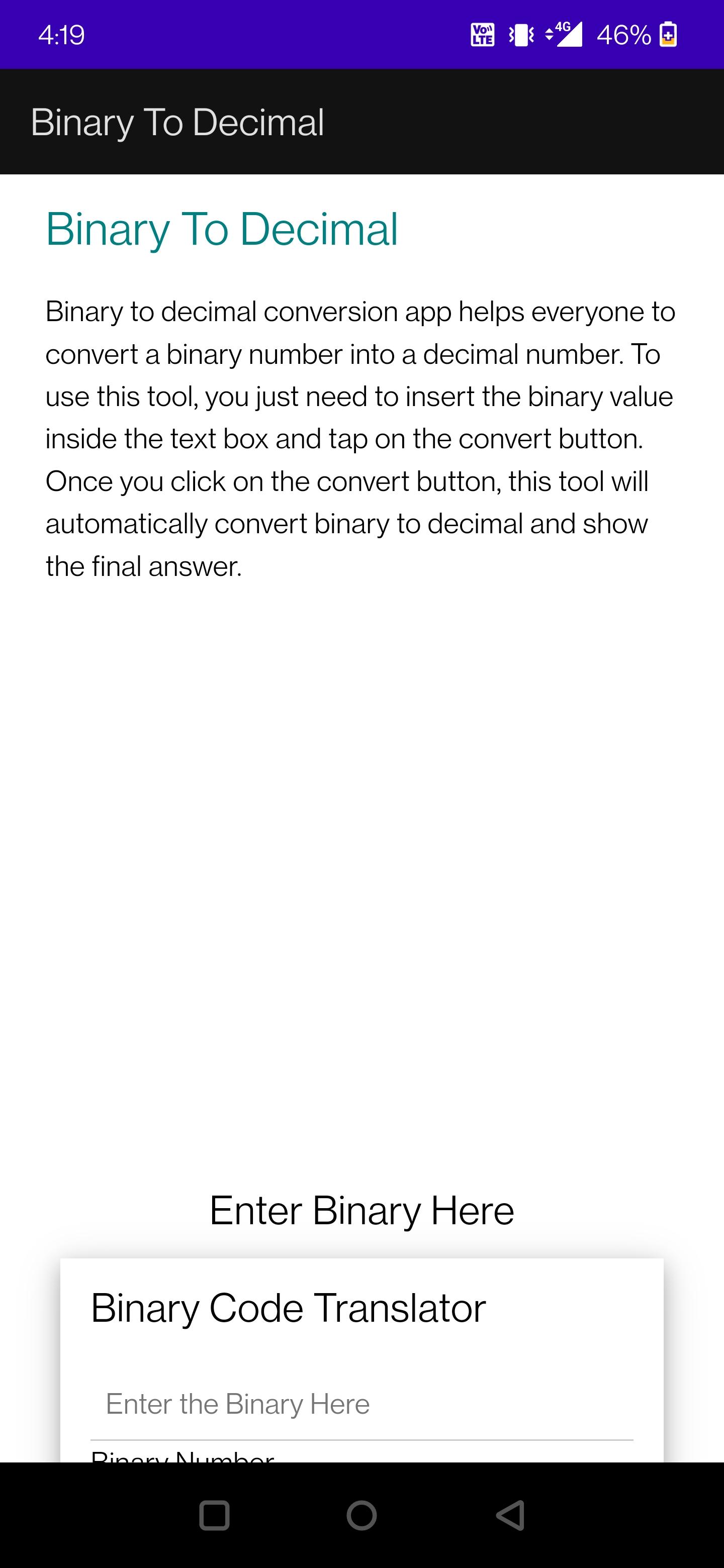 Binary To Decimal APK for Android Download