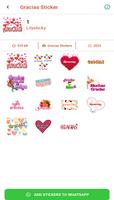 Gracias stickers para whatsapp اسکرین شاٹ 1