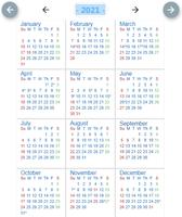 US Calendar تصوير الشاشة 2