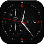 Horloge Analogique Moderne icône