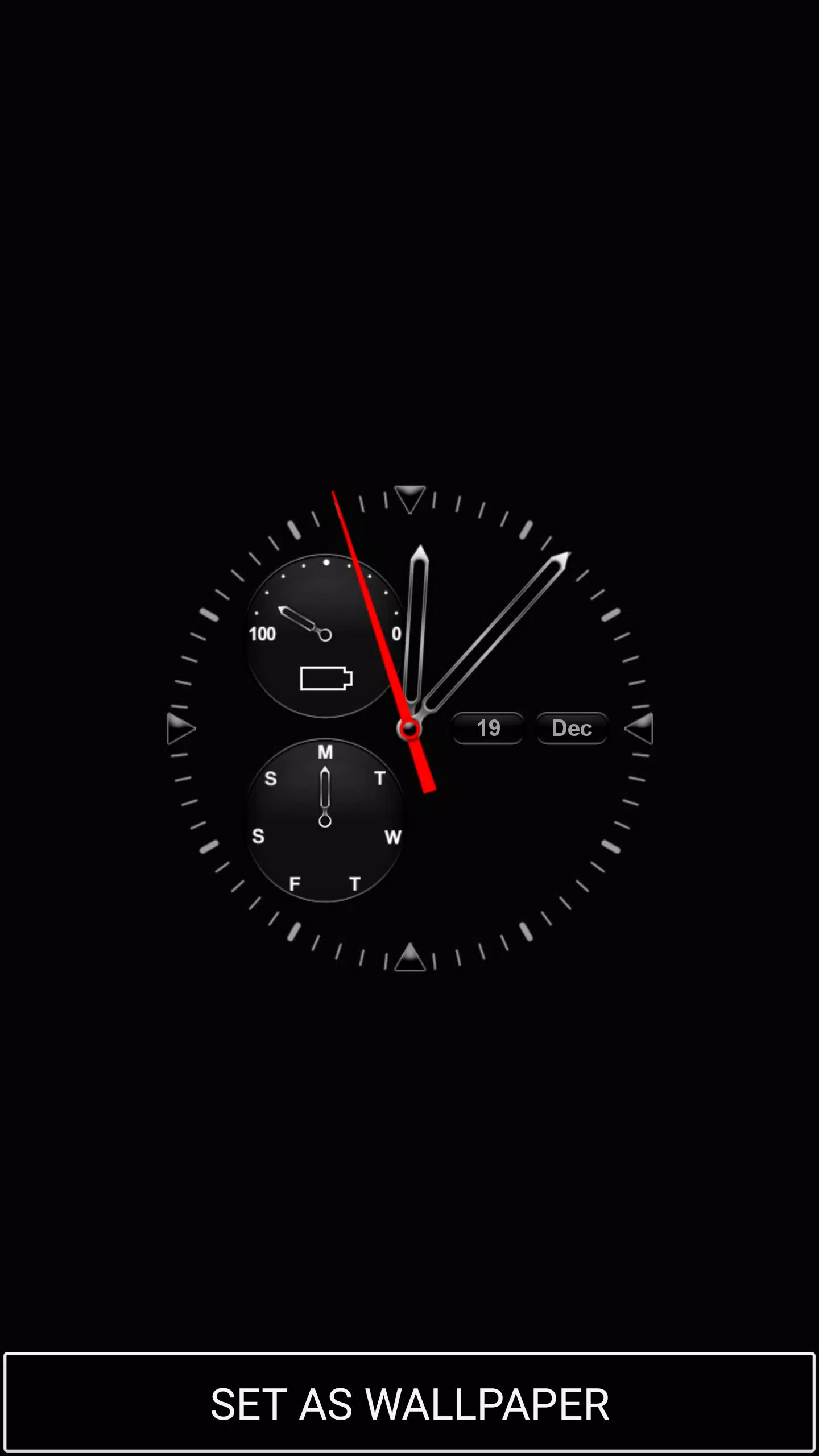 Uhr auf Bildschirm Kostenlos APK für Android herunterladen
