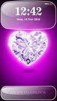 Diamond Hearts Lock Screen poster