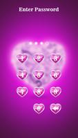 Diamond Hearts Lock Screen syot layar 1