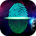 Fingerabdruck Sperre für Sperrbildschirm Zeichen