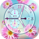 Horloge de Fleurs Fond d'Écran APK