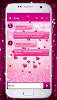 Glitter Love SMS Themes poster
