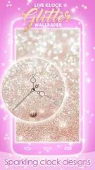 閃閃發光 時鐘 背景 APK 下載