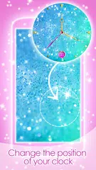 閃閃發光 時鐘 背景 APK 下載