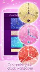 閃閃發光 時鐘 背景 APK 下載