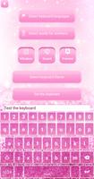 پوستر Pink Glitter Keyboard