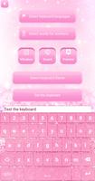 برنامه‌نما Pink Glitter Keyboard عکس از صفحه