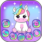 Pink Unicorn Theme Launcher icon