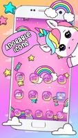 Pink Unicorn Theme Launcher скриншот 2