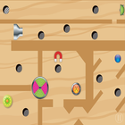 Reach the hole -Free labyrinth game icône