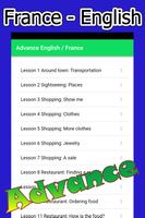 Learn French Advanced English poster