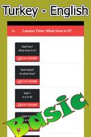 Learn Turkish Basic English screenshot 3