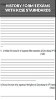 History Form 1 Exams + Answers screenshot 3