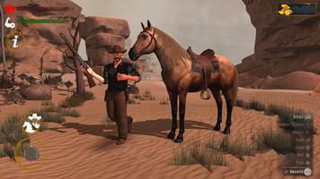 Western Cowboy Horse Rider ポスター