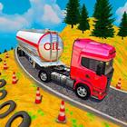 Offroad Oil Tanker Truck Simulator Hill Drive 2019 icône