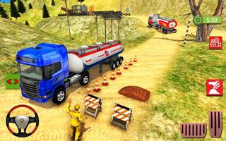 Offroad Oil Tanker Truck Simulator Hill Drive 2019 capture d'écran 2