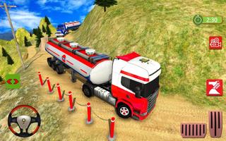 Offroad Oil Tanker Truck Simulator Hill Drive 2019 capture d'écran 3