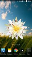 Flower Clock Affiche