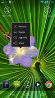 Serene flower clock HD widget スクリーンショット 1